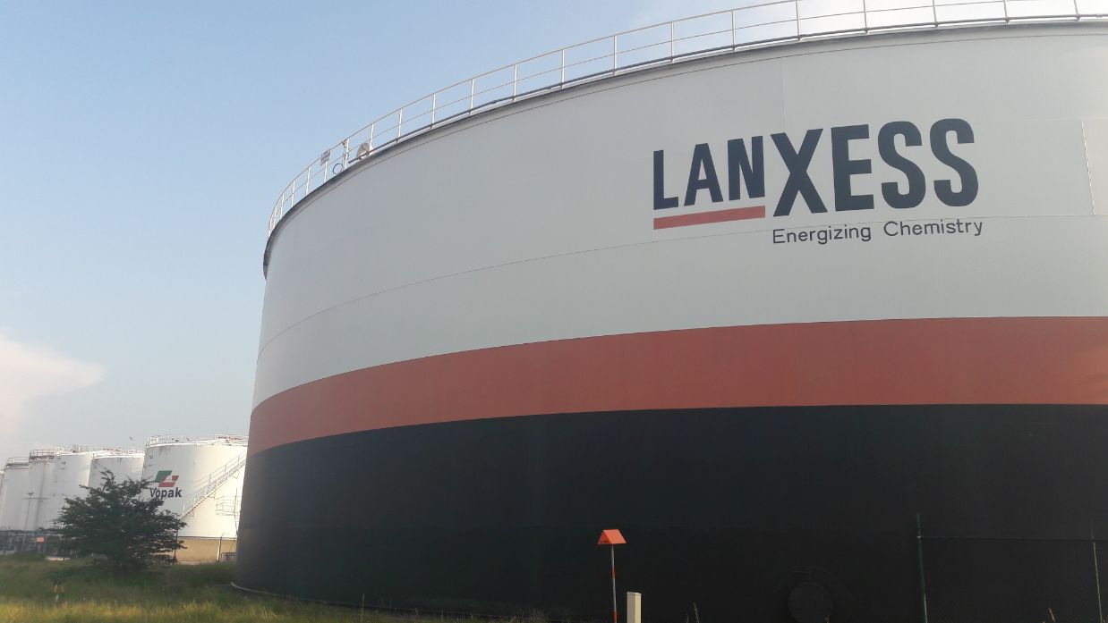 Lanxess-olieopslag Antwerpen